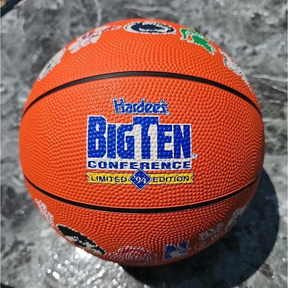 VINTAGE NCAA Hutch Brand Big Ten Conference Limited Edition Basketball RARE
